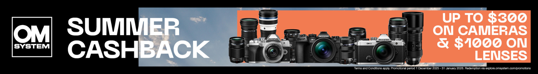 OM SYSTEM Summer Cashback 2025